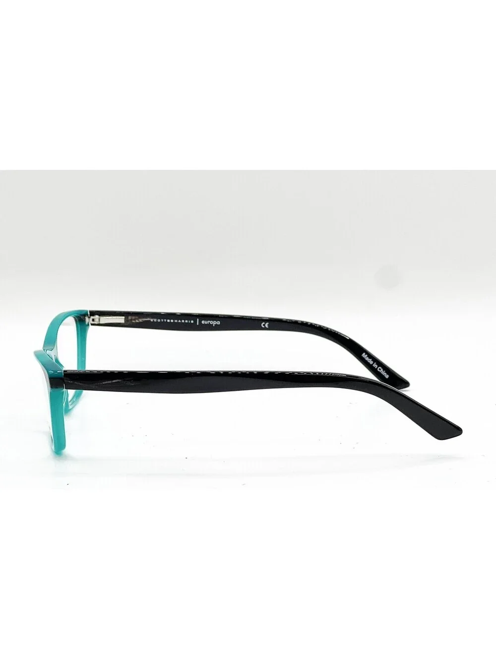 Scott Harris Sh-454 C1 Teal/Black Authentic Eyeglasses 52-15-135